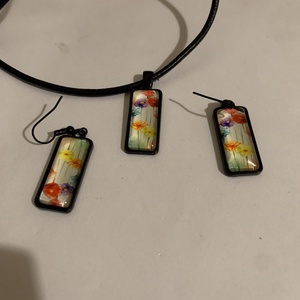 fülbevaló nyaklánc szett, Ékszer, Ékszerszett, Ékszerkészítés, MESKA