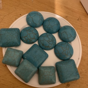 Türkiz cabochon  - Meska.hu