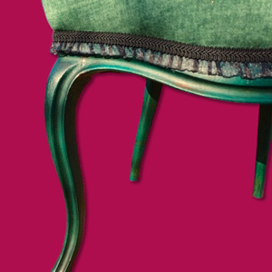 Zöld szék  Lady Malachit - otthon & életmód - bútor - szék & fotel - Meska.hu