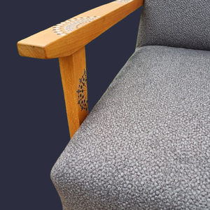 Szürke fotel - Mandalás ihlet - otthon & életmód - bútor - szék & fotel - Meska.hu