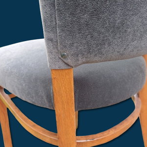 Szürke szék  Zöld gombsor - otthon & életmód - bútor - szék & fotel - Meska.hu