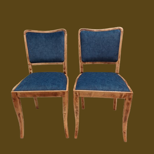 Kék székpár  Bojtos tyúkok        - otthon & életmód - bútor - szék & fotel - Meska.hu