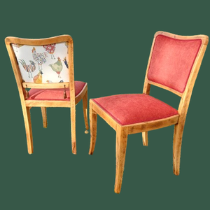 Vörös székpár  Bojtos tyúkok - Meska.hu