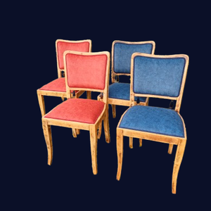 Vörös székpár  Bojtos tyúkok - otthon & életmód - bútor - szék & fotel - Meska.hu