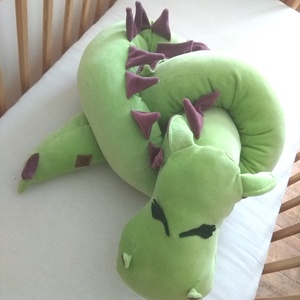 Rácsvédő Sárkány Zöld-Lila - Meska.hu