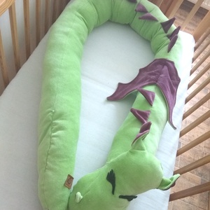 Rácsvédő Sárkány Zöld-Lila - játék & sport - plüssállat & játékfigura - Meska.hu