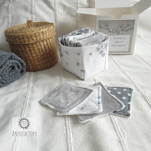 Kozmetikai törlőkendő, smink lemosó pamacs Fehér pitypang - szépségápolás - arcápolás - arctisztító korong - Meska.hu