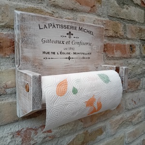 Fali papírtörlő tartó vintage - Meska.hu