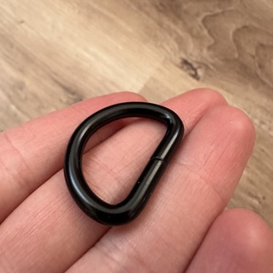 Félkarika, D gyűrű, 25 mm - táska & tok - táskapánt & alkatrész - Meska.hu