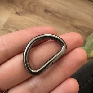 Félkarika, D gyűrű, 25 mm - táska & tok - táskapánt & alkatrész - Meska.hu