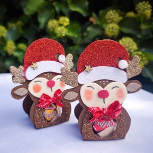 Ünnepi ajándék doboz Truffel csokival  - karácsony - mikulás - mikulás ajándékok - Meska.hu