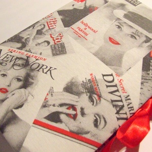 Monroe-Hepburn napló (A4) - otthon & lakás - papír írószer - jegyzetfüzet & napló - Meska.hu