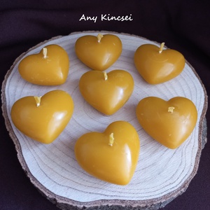 Sima szív méhviasz gyertya  - otthon & életmód - gyertya, illat, aroma - gyertya - Meska.hu Sima szív méhviasz gyertya  - otthon & életmód - gyertya, illat, aroma - gyertya - Meska.hu