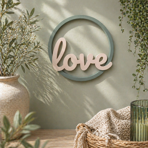Love feliratú fali dekoráció, Otthon & Életmód, Dekoráció, Fali és függő dekoráció, Felirat, Mindenmás, MESKA