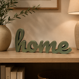 Home feliratos dekoráció - Meska.hu