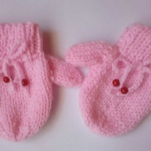 Kötött egyujjas baba kesztyű leírása - ruha & divat - babaruha & gyerekruha - babasapka - Meska.hu