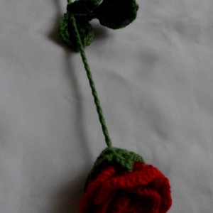 Valentin napi horgolt rózsa - otthon & életmód - dekoráció - Meska.hu