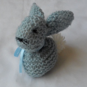 Kötött nyuszi  - játék & sport - plüssállat & játékfigura - nyuszi - Meska.hu