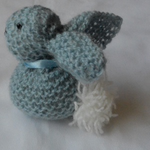 Kötött nyuszi  - játék & sport - plüssállat & játékfigura - nyuszi - Meska.hu