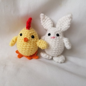 Tojás nyuszi,tojás csibe - játék & sport - plüssállat & játékfigura - nyuszi - Meska.hu