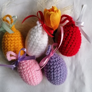 Horgolt húsvéti tojás  - Meska.hu