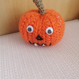 Halloween tököcske, Otthon & Életmód, Dekoráció, Halloween, Halloweeni ajtódíszek és ablakdíszek, Horgolás, MESKA