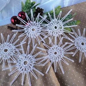 Horgolt csillag - Meska.hu