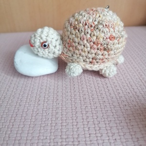 Horgolt teknős - játék & sport - plüssállat & játékfigura - béka - Meska.hu