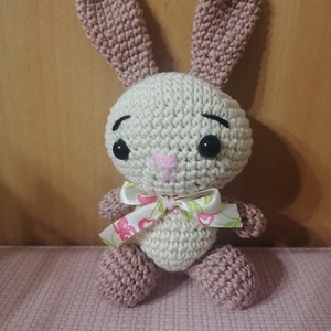 Horgolt nyuszi  - játék & sport - plüssállat & játékfigura - nyuszi - Meska.hu