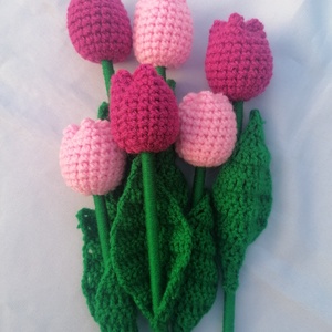 Horgolt tulipán  - Meska.hu