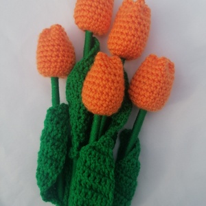 Horgolt tulipán - Meska.hu