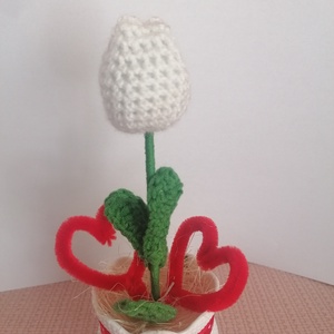 Anyáknapi kaspó horgolt virágokkal, Otthon & Életmód, Virágdekoráció, Virágtartó, Kaspó, , Szeretnél maradandó ajándékot adni anyának, mamának, dédinek.
Szeretettel ajánlom horgolt virágos c..., MESKA