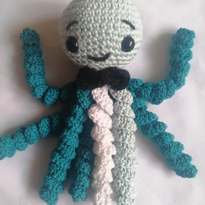 Mosoly Misi a horgolt polip - játék & sport - plüssállat & játékfigura - polip, medúza - Meska.hu