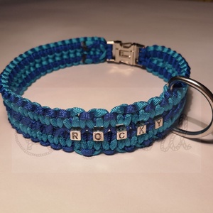 Paracord kutya nyakörv Rocky, Otthon & Életmód, Kisállatoknak, Kutyáknak, Kutya nyakörv, Csomózás, MESKA