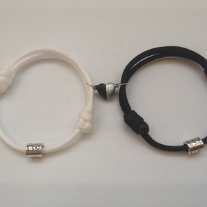 Paracord páros karkötő Összetartozunk - ékszer - karkötő - karkötő medállal - Meska.hu