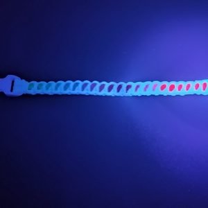 Microcord karkötő Szivárvány fluo - ékszer - karkötő - fonott karkötő - Meska.hu