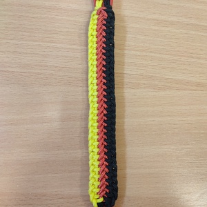 Microcord trikolor genoese karkötő  - ékszer - karkötő - fonott karkötő - Meska.hu