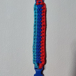 BMW M paracord karkötő  - ékszer - karkötő - fonott karkötő - Meska.hu