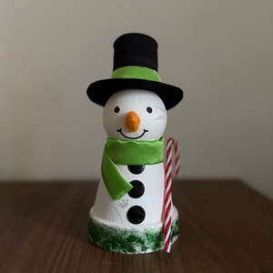 Hóember dísz - karácsony - karácsonyi lakásdekoráció - karácsonyi lakásdíszek - Meska.hu