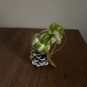 Téli toboz manó karácsonyfa dísz - karácsony - karácsonyi lakásdekoráció - karácsonyfadíszek - Meska.hu