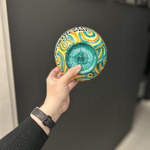 Vidám, pozitív napindítós müzlistál - otthon & életmód - konyhafelszerelés, tálalás - tálalás - tányér & étkészlet - Meska.hu