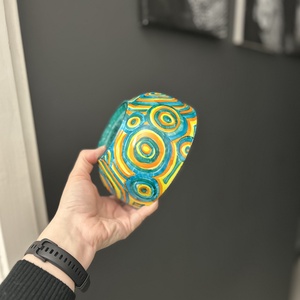 Vidám, pozitív napindítós müzlistál - otthon & életmód - konyhafelszerelés, tálalás - tálalás - tányér & étkészlet - Meska.hu