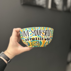 Vidám, pozitív napindítós müzlistál - Meska.hu