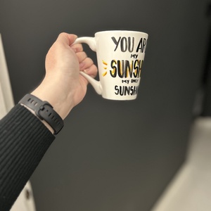 You are my sunshine feliratos bögre - otthon & életmód - konyhafelszerelés, tálalás - tálalás - bögre & csésze - Meska.hu