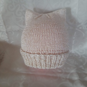 Cicafüles sapka - ruha & divat - gyerekruha - Meska.hu