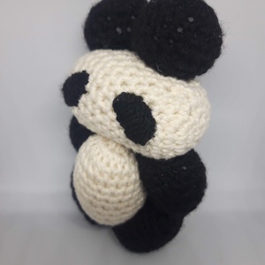 Horgolt lufi panda - játék & sport - plüssállat & játékfigura - más figura - Meska.hu