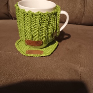 Bögre melegítő és alátét - Meska.hu