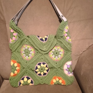 Horgolt táska - Meska.hu