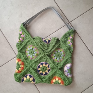 Horgolt táska - táska & tok - kézitáska & válltáska - válltáska - Meska.hu