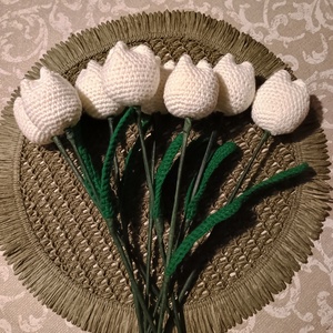 Horgolt tulipán  - Meska.hu